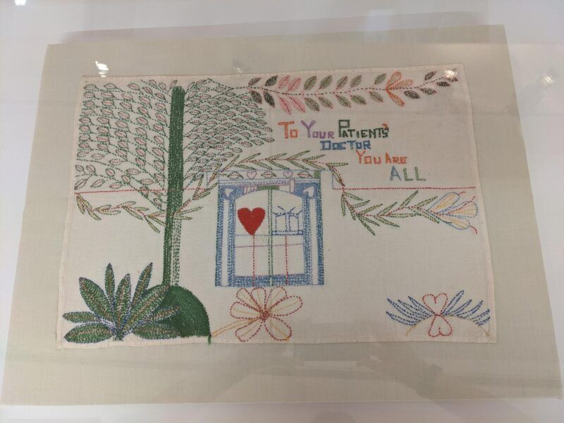 Embroidery from the Dax Centre exhibition